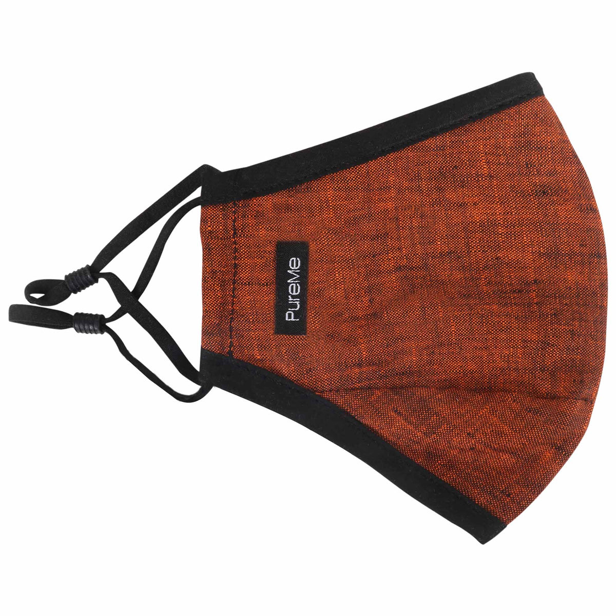 100% Linen Reusable N95 Anti Pollution Mask with 2 PM2.5 Filters and D ...