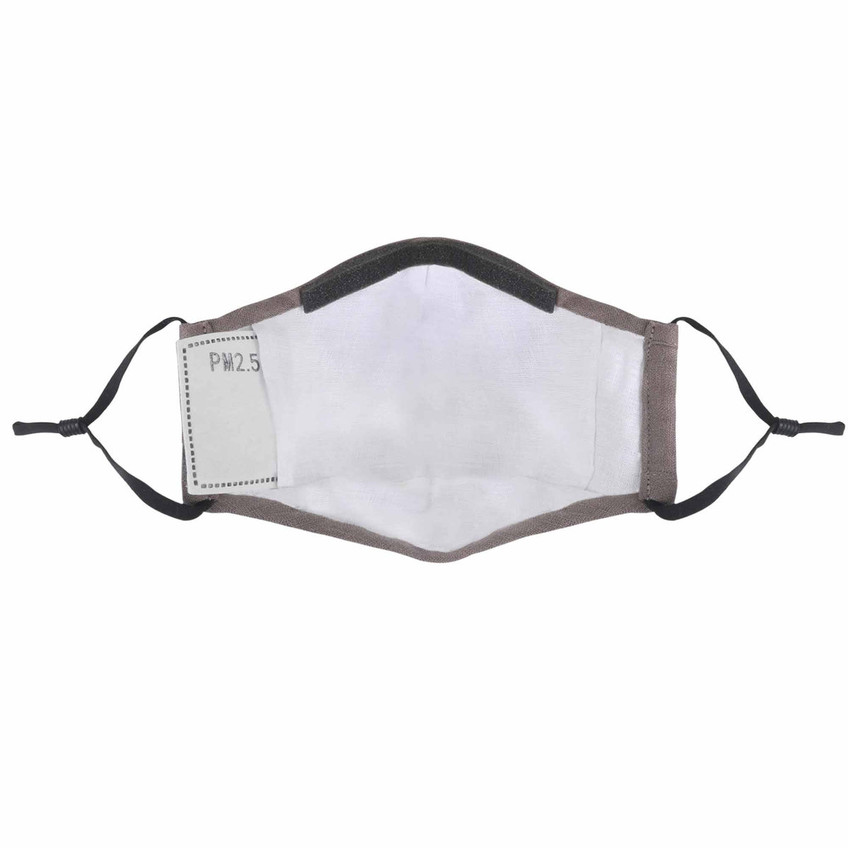 100% Linen Reusable N95 Anti Pollution Mask with 2 PM2.5 Filters and D ...